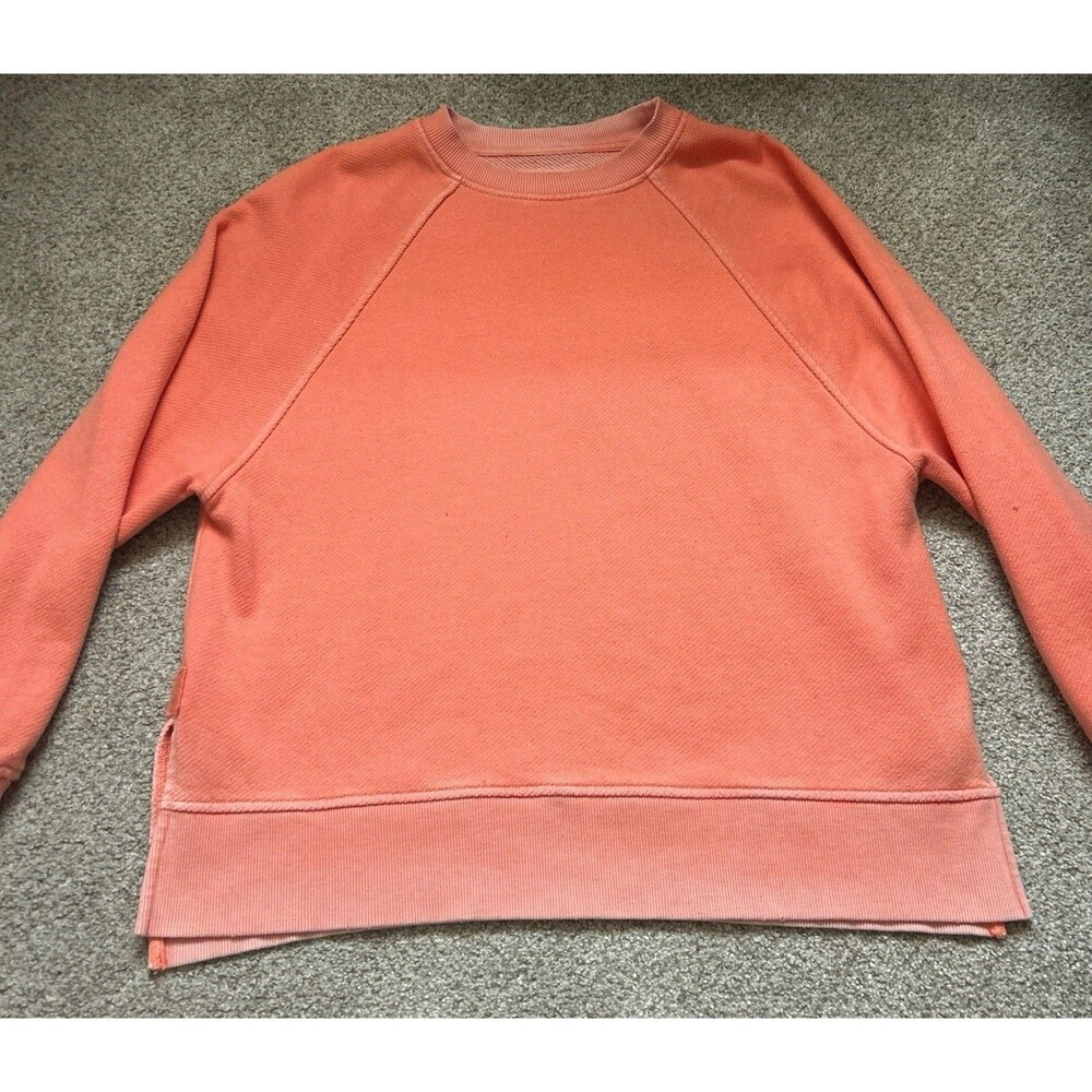 Aerie Sweatshirt Women’s Size XXS Washed Coral Crewneck Oversized